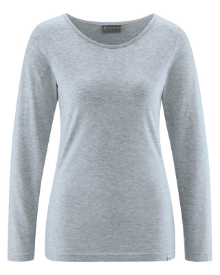 HempAge Hanf Shirt - Farbe platinum aus Hanf und Bio-Baumwolle